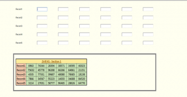 data entry test